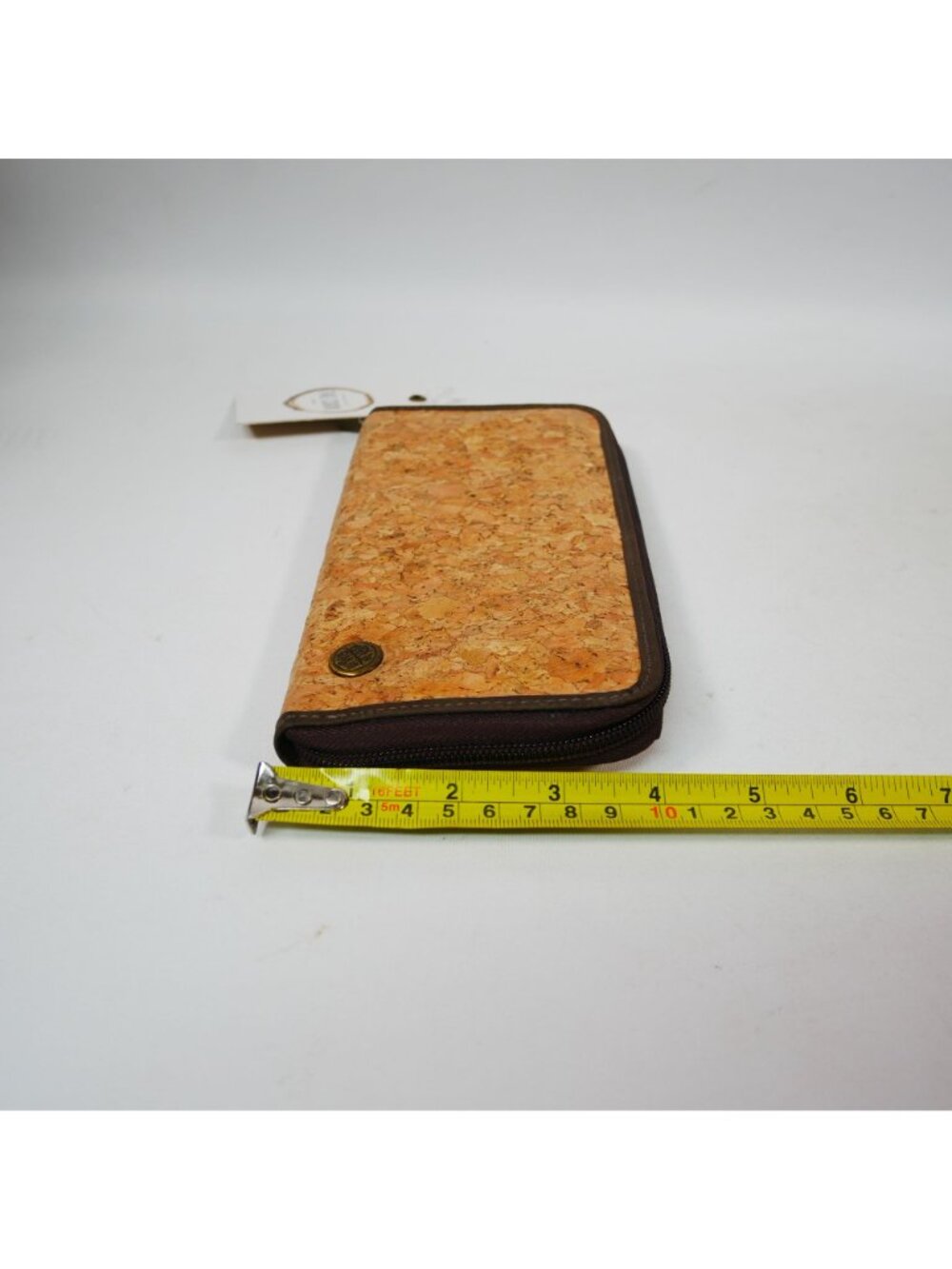 Made In Bario The Cork Vegan Wallet With Zipper Closure & Multiple Compartments - Picture 7 of 7